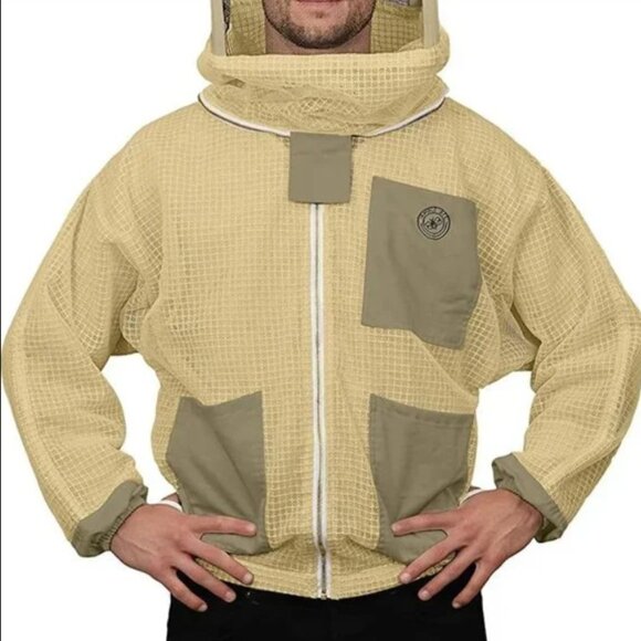 NEW Humble Bee 322 Aero 2XL Beekeeping Jacket with Square Veil Bee suit Vented V - Picture 12 of 15